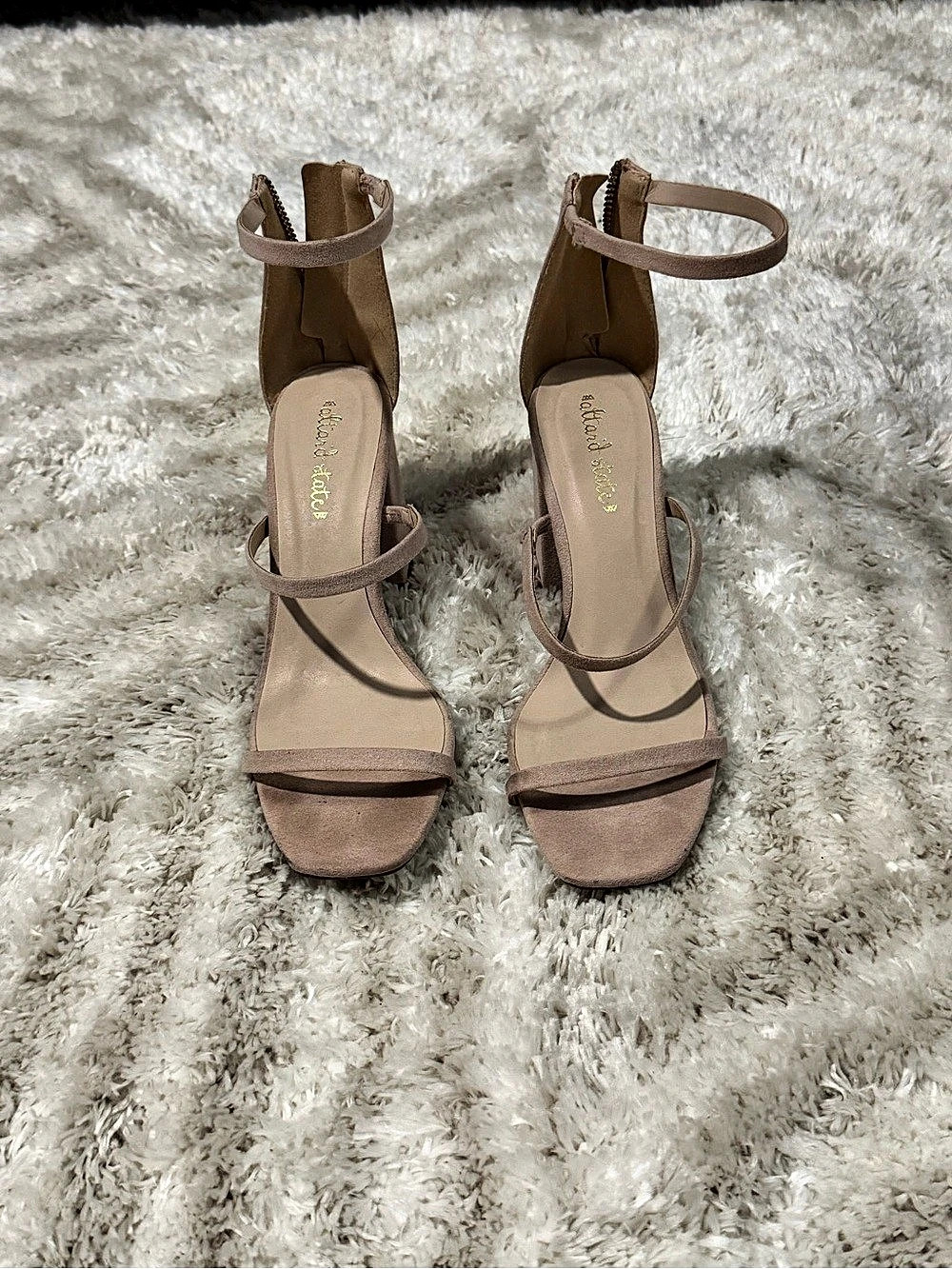 Altar'd State Pink Ankle-Strap Heels